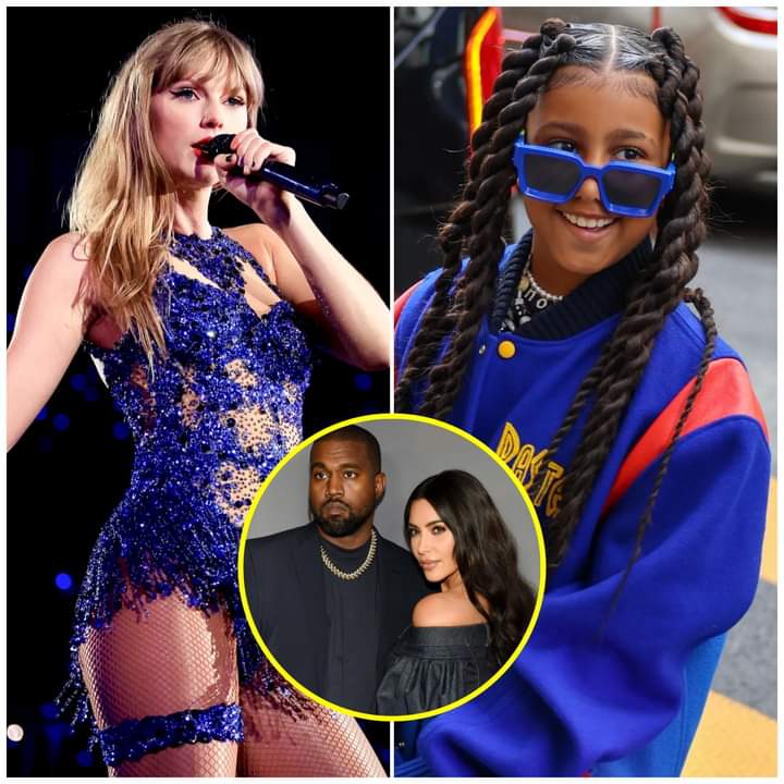 Internet controversy: Kim Kardashian’s daughter North West criticizes and humiliates Taylor Swift on her Instagram page and other social media handles, sparking controversy among followers as the drama resurfaces. would you blame Kim , Kanye West or North West herself over her juvenile attitude??