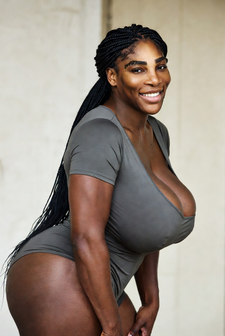 These New Sweaty Serena Williams Private Photos Are Dangerously Hot – Fans Can't Stop Staring, but What drove Them Crazy Is the Moment She Bent Over in Photo No. 3 and Her Giant B**bs Finally...