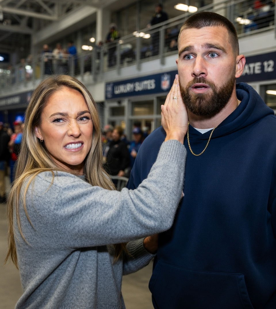 BREAKING: Kylie Kelce Slaps Brother-in-Law Travis Kelce at the Women’s March Madness Game After He… See More