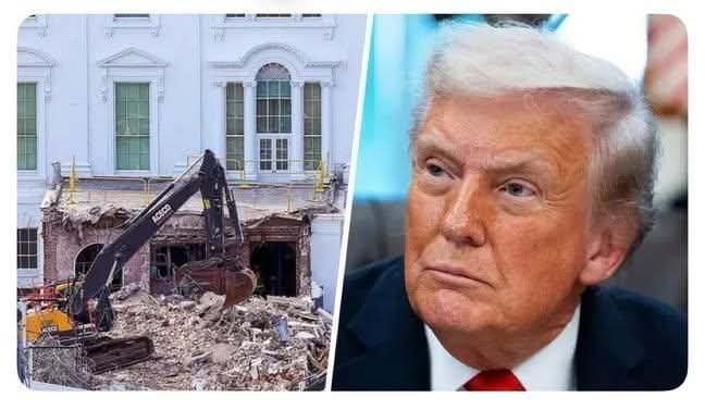 Who wants the court to order Trump to rebuild the east wing exactly as it was - and fine him $300 million?