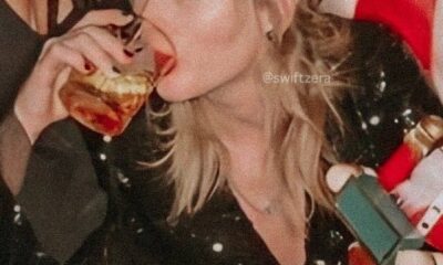 News Update: Fans have pointed out that Taylor Swift appears to have a tendency of DRINKING booze IN PUBLIC when celebrating Kansas City Chiefs victory by taking pictures and drinking booze in the public place...