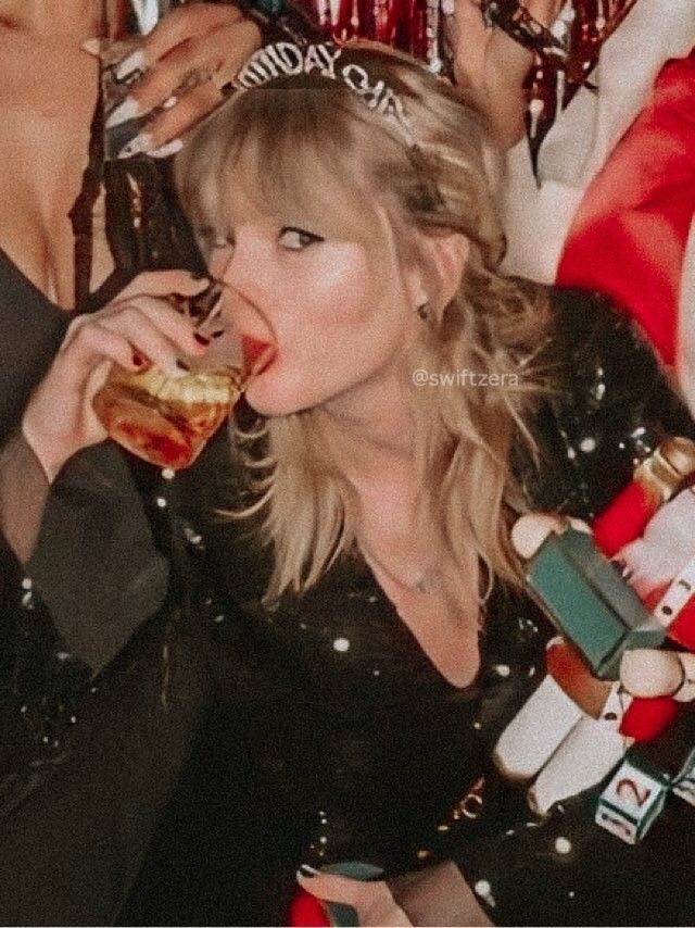 News Update: Fans have pointed out that Taylor Swift appears to have a tendency of DRINKING booze IN PUBLIC when celebrating Kansas City Chiefs victory by taking pictures and drinking booze in the public place...