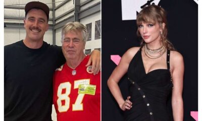 Super moment With Dad: Taylor Swift calling Ed Kelce ‘DAD’ makes Travis Kelce extremely excited and full of pride, those present cheered as ‘dad’ put his arms around her (VIDEO).