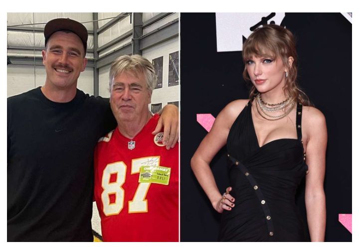 Super moment With Dad: Taylor Swift calling Ed Kelce ‘DAD’ makes Travis Kelce extremely excited and full of pride, those present cheered as ‘dad’ put his arms around her (VIDEO).