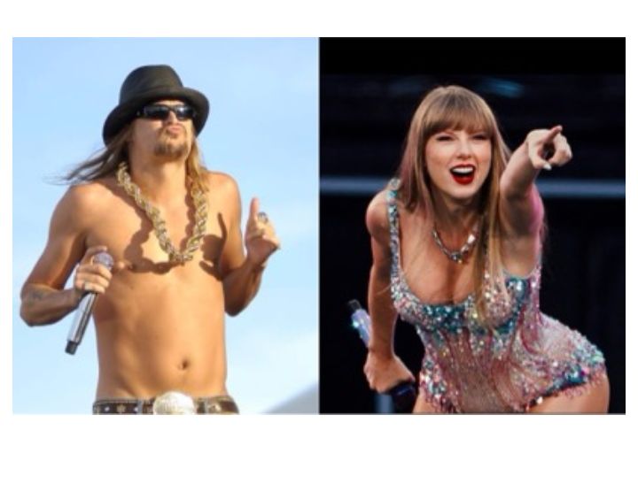 “I’m a far better performer and I stick to my opinion that she should be banned from music. She s*cks and her fans are toxic” — Kid Rock on Taylor and Swifties after Swifties dragged him for trolling Taylor Swift...