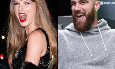 Guess why she’s so happy….could Travis Kelce be the reason??? He’s definitely making a funny impression to make her blush this much Travis is the right man Travis kelce get married to his heart desire woman ...