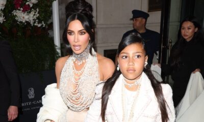 Fans criticized and blasted Kim Kardashian for puting on a bead gowns during her recent visit. Even though North West also supports the idea... What a brat child is this!!!