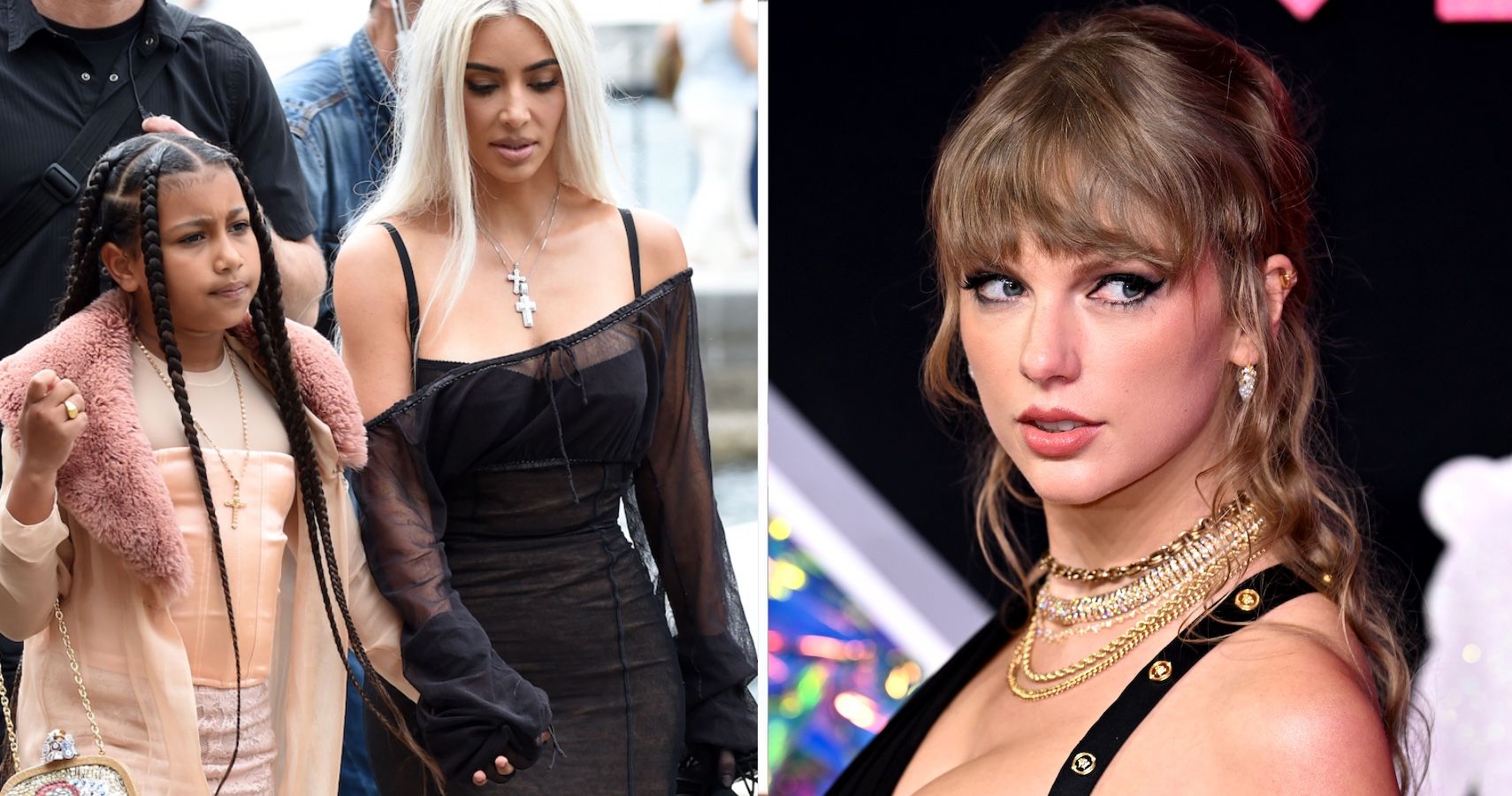 Bad Parental Responsibilities: North West continues to take a “messy” swipe at Taylor Swift by reposting a video that appeared to mock the singer on TikTok...