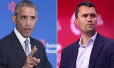 Barrack Obama and Charlie Kirk