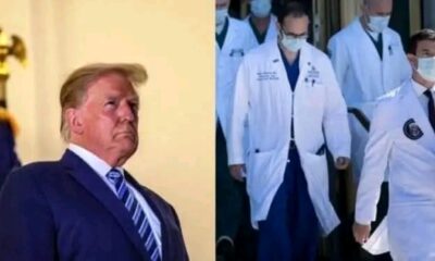 Donald Trump taking to hospital