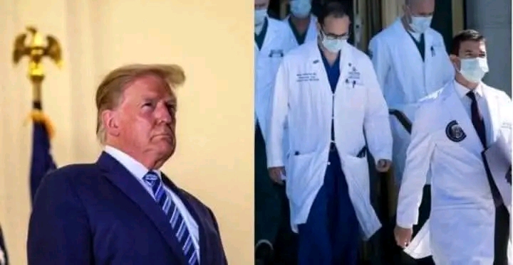 Donald Trump taking to hospital