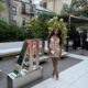 Simone Biles wears Golden bikkini