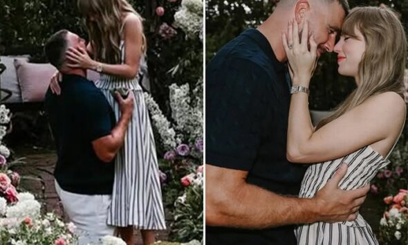 Taylor Swift engagement with Travis Kelce