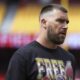 Travis Kelce on black Shirt