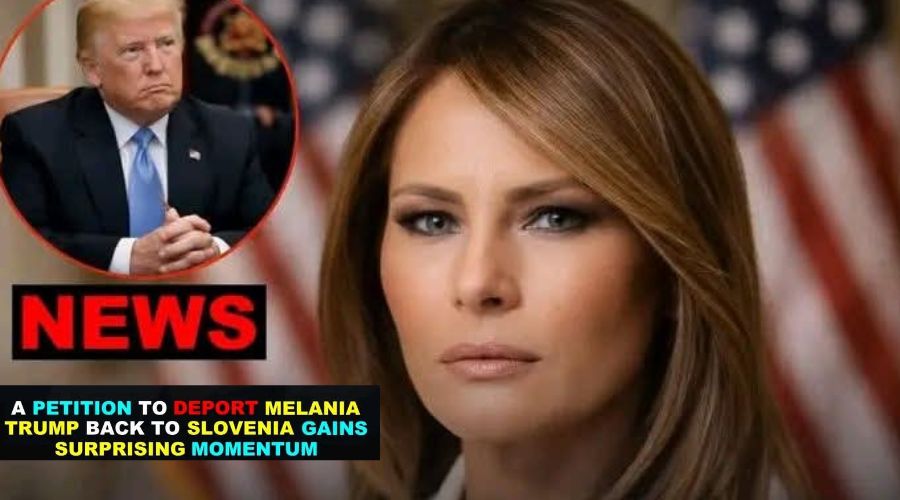A rapidly circulating petition calling for Melania Trump’s deportation to Slovenia has gained significant attention across multiple platforms. Supporters describe it as a symbolic protest against the Trump family’s political influence, with signatures reportedly surging within hours of its launch