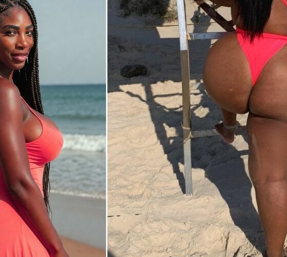 Serena Williams Falls Hard on Her Iconic Curves While Climbing a Beach Ladder - Worried fans are all saying the SAME thing after this viral moment - the bounce is absolutely irresistible! Watch the clip before it gets deleted