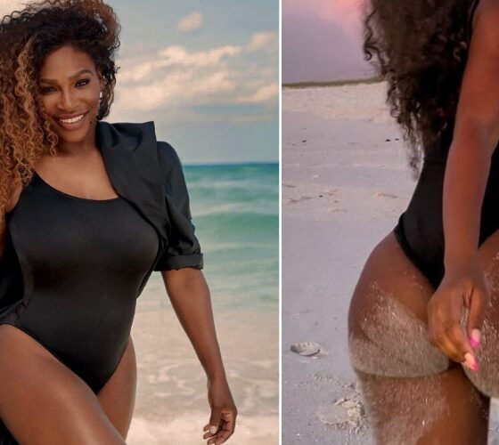 See New Serena Williams Never-Before-Seen Moment Exclusive Photos at Beach, Getting Rough, Covered in Sticky Sand on Her Giant Backside, but Wait Till You See Photo No. 5
