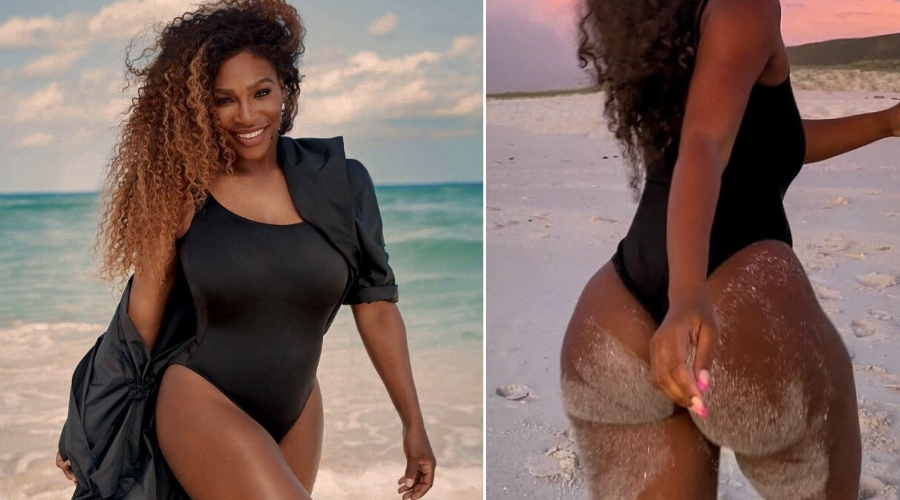 See New Serena Williams Never-Before-Seen Moment Exclusive Photos at Beach, Getting Rough, Covered in Sticky Sand on Her Giant Backside, but Wait Till You See Photo No. 5