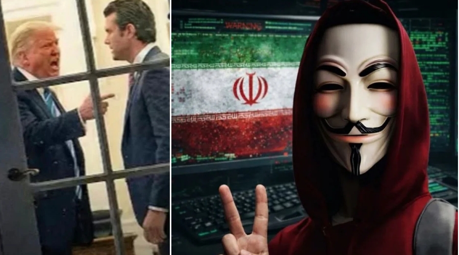 Trump looks angry and confused, unsure of what is happening after Iranian Hackers Released 10 Undeniable Alleged Videos of him with Minors in the Aftermath of his U.S. Strike on Iran