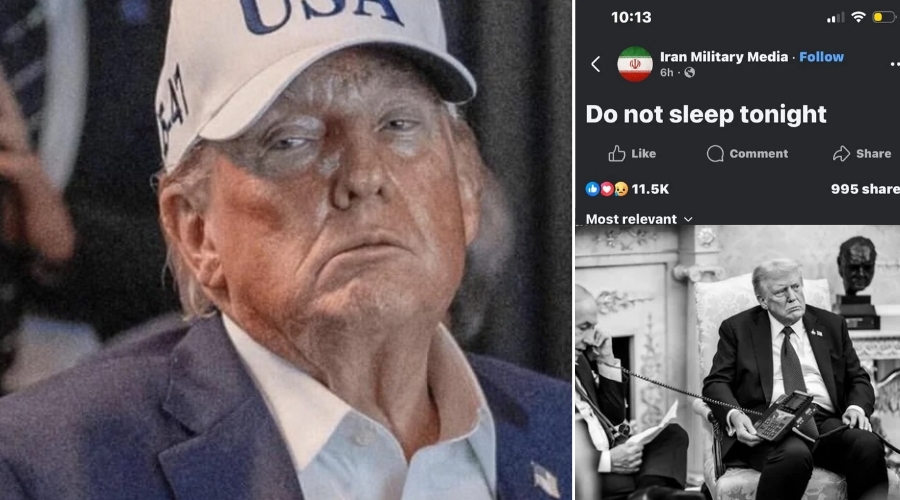 Trump Has Been Unable to Sleep for Four Days After Striking Iran, as a Retaliatory Message Telling Him “Do Not Sleep Tonight” Came After the Strike; White House Staff Also Break Silence on How Many Times Diapers Have Been Ordered Since Then
