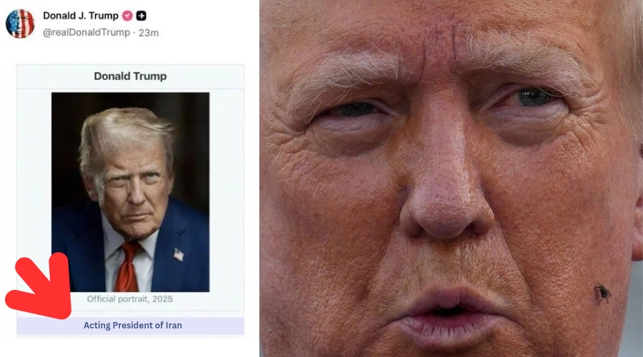 Trump Declares Himself “Acting President of Iran” in Viral Post While Saying He Will Take His Time Picking the Next Iranian Leader Because of…