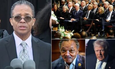 BREAKING: Jesse Jackson Jr. Breaks Silence on Why He Banned President Trump from Attending His Father Rev. Jesse Jackson’s Funeral, Which Was Attended by Other Presidents Including Kamala Harris, Hillary Clinton, Bill Clinton, Joe Biden, and Barack Obama