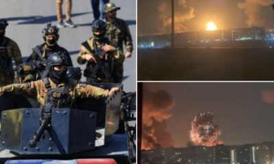 JUST IN: Iran's Mehrabad International Airport hit by massive US-Israeli airstrikes. After they have run out of military targets in Iran, and are now destroying civilian aviation assets, including several Boeing 747 aircraft reportedly hit in recent strikes.