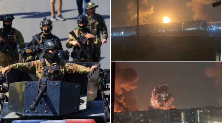 JUST IN: Iran's Mehrabad International Airport hit by massive US-Israeli airstrikes. After they have run out of military targets in Iran, and are now destroying civilian aviation assets, including several Boeing 747 aircraft reportedly hit in recent strikes.