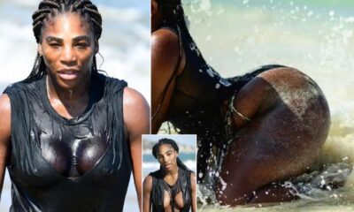 Fans Are Not Ready for These 7 Oiled and Drenched Serena Williams Private Beach Photos – No One Could Believe the Moment Ocean Waves Tore Her Top Off, Revealing Nothing Worn Underneath, but What Fans Could Not Stop Staring At Is the Photo of When the Waves Hit Her Backside and Shifted the Underwear Revealing a Big...