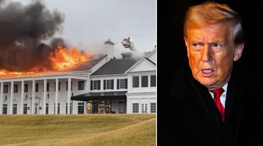 "The Enemy is Inside the Gates!" - President Trump's International Golf Club on FIRE, and he has been confirmed to be... See more