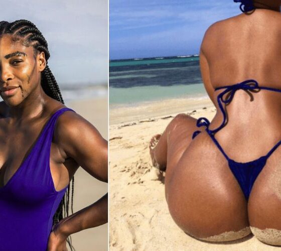 See Hottest New Mouth-Watering Private Photos of Serena Williams’ Hot Beach Moment Has Fans Speechless After She Spanked Her Giant Backside and Her Underwear Slipped, Revealing…