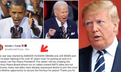 BREAKING: President Barack Obama and Joe Biden SUE Trump for 200 Billion dollars after accusing them of starting the Iran war "47 years ago", and says he's the one helping them to finish it, and the former presidents also files a petition for Trump to be assessed by a psychiatrist because he's getting "delusional"