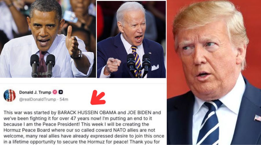 BREAKING: President Barack Obama and Joe Biden SUE Trump for 200 Billion dollars after accusing them of starting the Iran war "47 years ago", and says he's the one helping them to finish it, and the former presidents also files a petition for Trump to be assessed by a psychiatrist because he's getting "delusional"