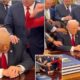 BREAKING: Trump Faints During Morning Prayer and Is Woken Up With Blows to the Head When They Thought He Was Still Sleeping — The Video Is Being Deleted Everywhere, See It Before It Is Completely Gone