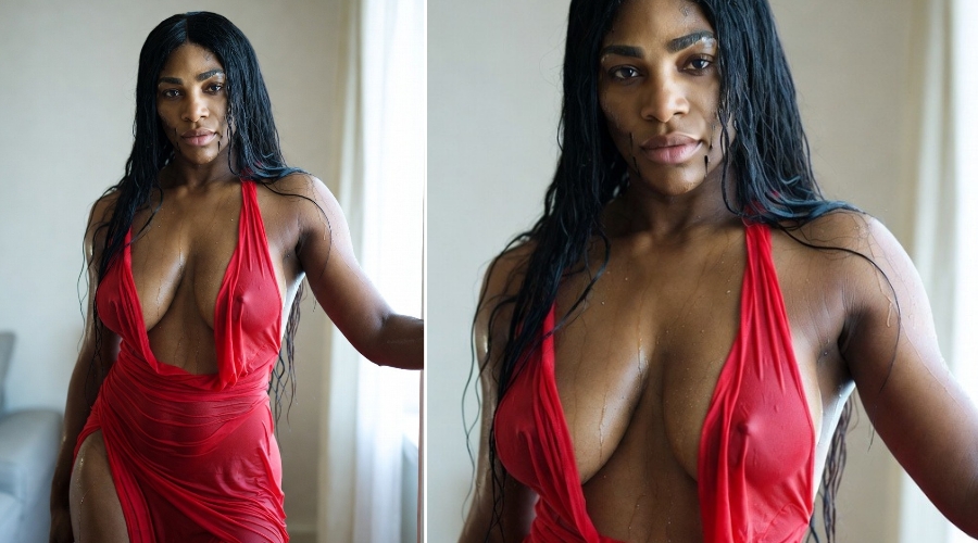 These 3 Steamiest Private Photos of Serena Williams Have Fans Drooling - Especially the 3rd Where a Wet Serena Accidentally Reveals Her Big…