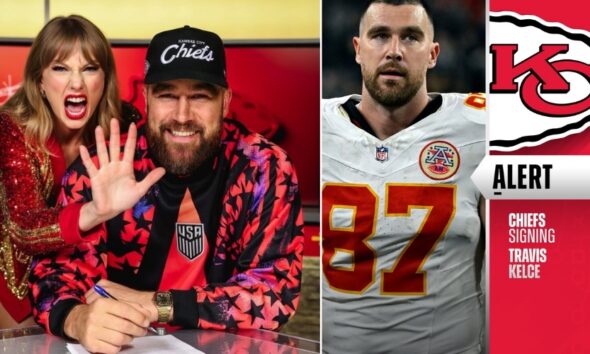 Taylor Swift Abruptly Crashes Her Fiancé Travis Kelce’s Signing for a Three-Year, $54.7M Deal, Saying She’s Tired of the Wait and Demanding He Choose Between Her and His Career, and the Chiefs Star Shockingly Chooses… See More