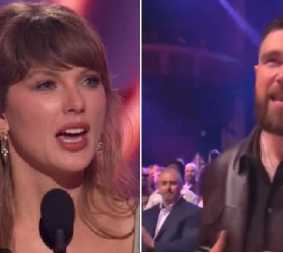 Did Travis Kelce Really Say "I'm Breaking Up With You" During Taylor Swift's Shout-Out to Him at the iHeartRadio Music Awards?... See More