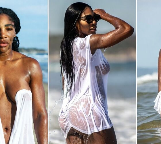 These Serena Williams New 10 Mouth-Watering Wet Beach Moment Photos in a Barely There Dress Are the New Viral Talk on the Internet, and Fans Went Crazy to See the Moment the Dress Slipped Down and What Revealed Is That Serena Has a Big
