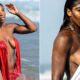 See Serena Williams in Spicy Wet Red Barely-There Never-Before-Seen Mouth-Watering Photos: Fans Lose It When the Red Dress Couldn't Hold Her Melons and Dropped and Revealed Her Giant...