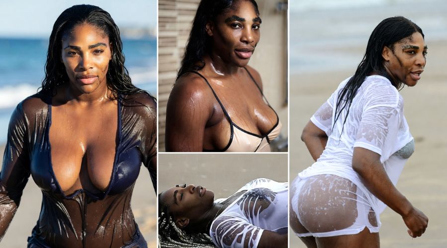 These 15 New Serena Williams Amazing Mouth-Watering Wet Body Photos Set the Mood… The Wet Kind. Fans Can’t Handle Them - Especially the 7th Photo Where She Flashes the HUGE…