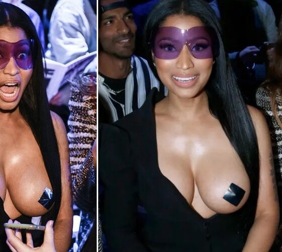 Nicki Minaj “accidentally” leaked her whole giant melon photos during a backstage SLIP UP, and reveals her dark little...😳