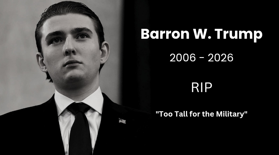 BREAKING NEWS: BARRON TRUMP, SON OF DONALD TRUMP, REPORTEDLY PASSES AWAY 10 MINUTES AGO AT THE WHITE HOUSE MEDICAL UNIT, WITH AN ESTIMATED NET WORTH OF $150 MILLION