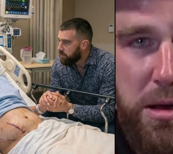 Emotional Travis Kelce Shares First Photo of Taylor Swift From the Hospital, Confirms Rumors and Worries Fans