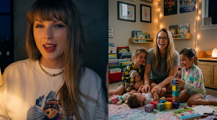 Kylie Kelce Reveals Heartwarming Details from Sweet Sleepover with Taylor Swift and Her Daughters