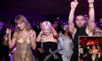 Drunk Taylor Swift in a Golden After-Party Goddess Look and Wasted Travis Kelce Spotted at the Met Gala After-Party, but Her Dance Clip Broke the Internet as She Was Mercilessly Mocked Over Her “Embarrassing” Moves