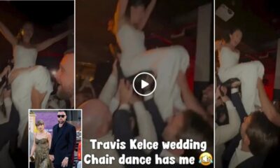 EXCLUSIVE: Viral Wedding Clip Shows Taylor Swift Being Carried During the “Chair Dance” as Travis Kelce Joins in - Fans Can’t Stop Laughing Over the Unexpected Moment From the Ceremony She Attended With Him as the Video Spreads Online