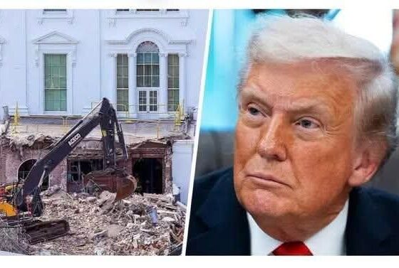 Who wants the court to order Trump to rebuild the east wing exactly as it was - and fine him $300 million?