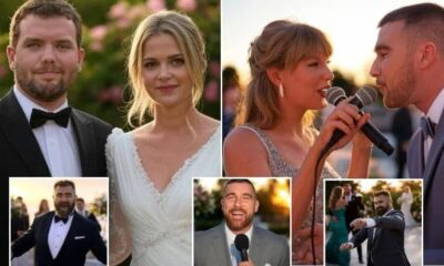 Taylor Swift’s Brother Austin Marries Model Sydney Ness in a Drama-Filled Wedding With Taylor Swift, Her Parents, Travis Kelce, Jason Kelce, and Their Families and other A-List Celebrities Present.