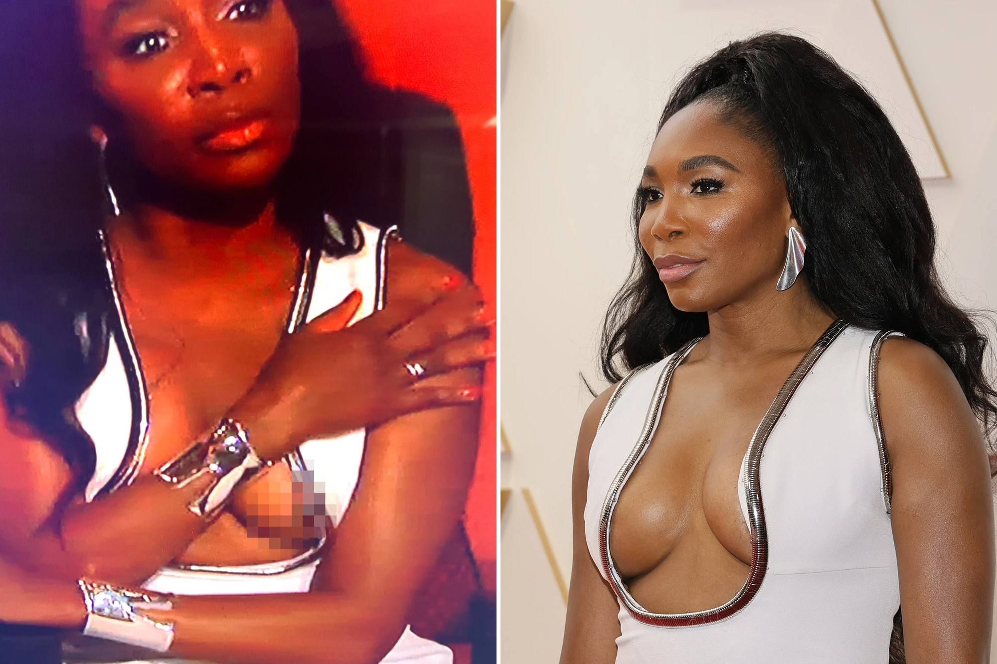 Look at 20 private photos as Venus Williams suffers wardrobe malfunction that people can't stop staring...